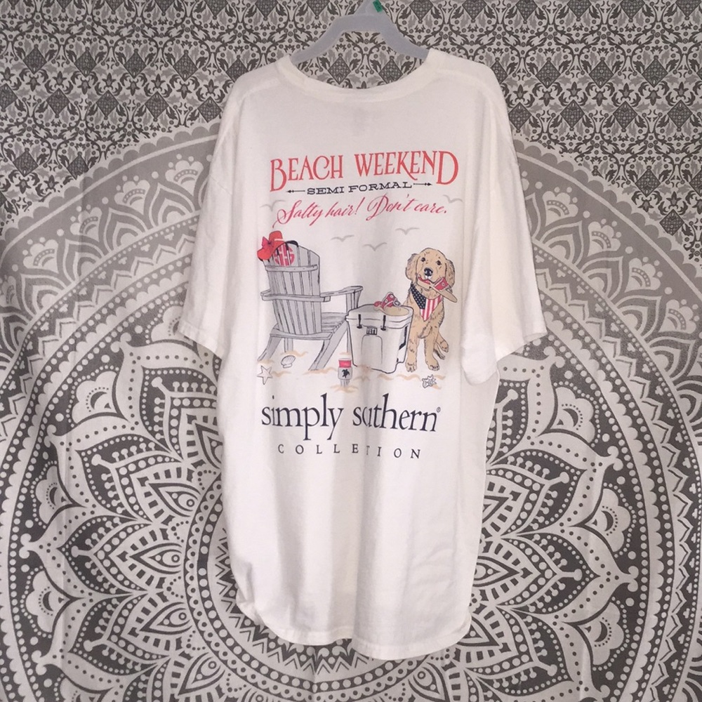 “beach weekend” simply southern shirt